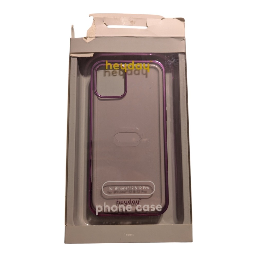 F5. Heyday Bumper Phone Case for Apple iPhone 12 & 12 Pro - Purple